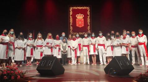 JOTAS01 Imagen de los joteros galardonados en la pasada edición del Certamen de Jotas de Tudela-Premio Comunidad Foral de Navarra.