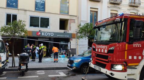 Restaurante de la Rambla Nova de Tarragona donde se produjo una explosión de gas este domingo Restaurante de la Rambla Nova de Tarragona donde se produjo una explosión de gas este domingo