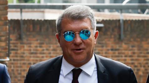 laporta El presidente del F.C. Barcelona, Joan Laporta