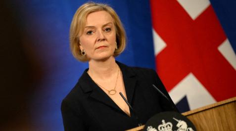 liz-truss La primera ministra de Reino Unido, Liz Truss, en una rueda de prensa