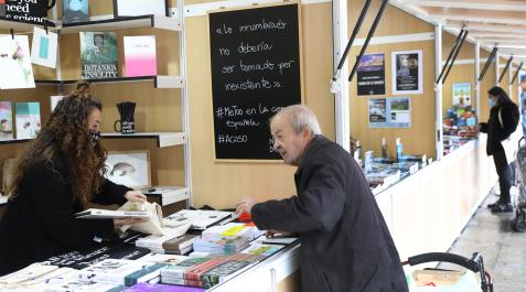 Feria de la Edicion 2021 Una imagen de la Feria de la Edición de Navarra de 2021.
