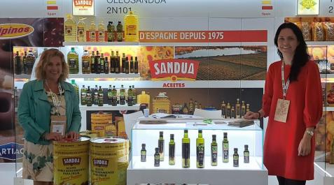 sial-sandua Stand de Aceites Sandua en la feria SIAL en París