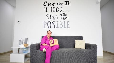 Izaskun Montori Rodrigo en su centro de Peralta por el cual acaba de recibir un premio nacional Izaskun Montori Rodrigo en su centro de Peralta por el cual acaba de recibir un premio nacional