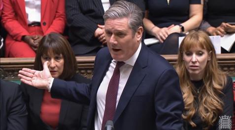 Keir Starmer Keir Starmer, líder de la oposición, en el Parlamento británico