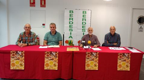 berdesia-abejeras-tafalla Desde la izda., Javier de Carlos; Javier del Castillo, Mauricio Olite y José Ignacio Intxaurrondo