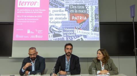 Desde la izquierda: Marc Marginedas, Gonzalo Araluce y Ángeles Escrivá Desde la izquierda: Marc Marginedas, Gonzalo Araluce y Ángeles Escrivá