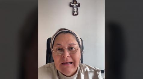 @xiskya, la monja que predica desde Mallorca en TikTok @xiskya, la monja que predica desde Mallorca en TikTok