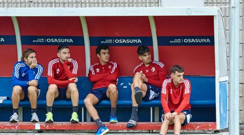 Abde Los titulares frente al Espanyol se ejercitaron con menor intensidad en Tajonar