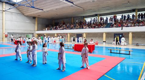 Karate Una jornada de los JJDD de kárate, en Huarte el curso pasado