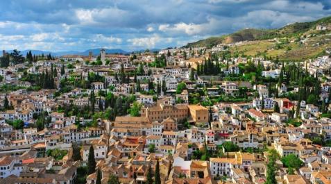 Barrio del Albaicín, en Granada Barrio del Albaicín, en Granada