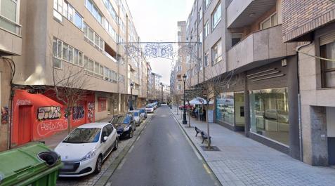 La calle Zamora de Vigo, donde se ha producido el homicidio La calle Zamora de Vigo, donde se ha producido el homicidio