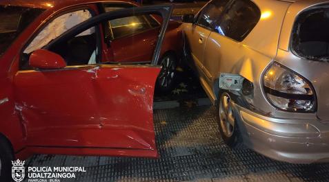 Accidente en la calle Río Arga de Pamplona Accidente en la calle Río Arga de Pamplona