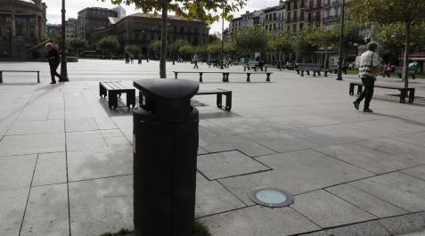 La Plaza del Castillo se convierte en centro neurálgico del ocio en Pamplona casi a diario La Plaza del Castillo se convierte en centro neurálgico del ocio en Pamplona casi a diario