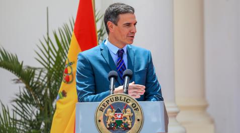 Sánchez ha realizado estas declaraciones durante su gira africana, que le ha llevado a Kenia y Sudáfrica Sánchez ha realizado estas declaraciones durante su gira africana, que le ha llevado a Kenia y Sudáfrica