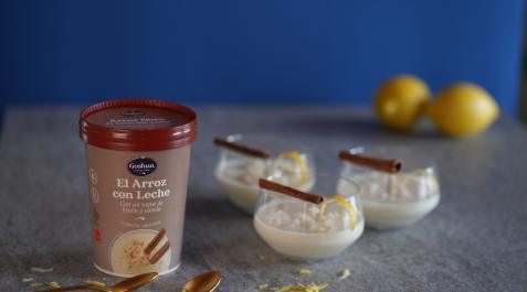 Arroz con leche Goshua Postres Goshua cuida al detalle sus productos, incluido los envases, 100% reciclables