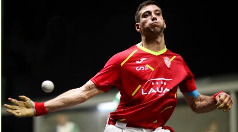 luis-sanchez El navarro Luis Sánchez había clasificado a España para la final individual de mano trinquete