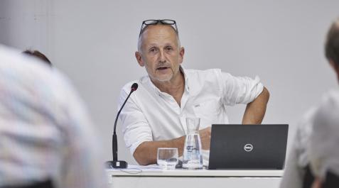 David Campión David Campión, en la última asamblea de la Mancomunidad de la Comarca de Pamplona este octubre de 2022