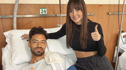PabloMari Pablo Marí, junto a su pareja en la cama del hospital
TWITTER PABLO MARÍ
28/10/2022