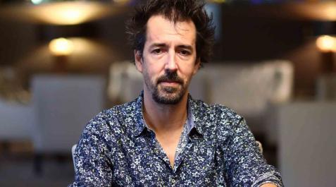 El cineasta Félix Viscarret, retratado ayer en un hotel de Pamplona El cineasta Félix Viscarret, retratado ayer en un hotel de Pamplona