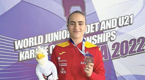 La navarra Iosune Urra se colgó el bronce en el Mundial de Konya La navarra Iosune Urra se colgó el bronce en el Mundial de Konya