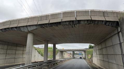 Puente de la FE-13 sobre la AP-9F en Ferrol Ferrol