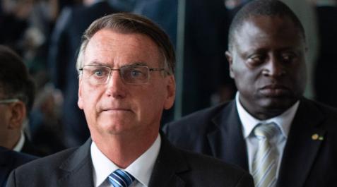 Bolsonaro-brasil El presidente brasileño, Jair Bolsonaro, en la rueda de prensa en la que se pronunció sobre los resultados electorales, pero sin aludir a la victoria de Lula da Silva