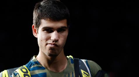 Carlos Alcaraz, en los cuartos de final del Masters de París-Bercy Carlos Alcaraz, en los cuartos de final del Masters de París-Bercy
