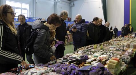 Feria de artesanía de Irurtzun Detalle de la feria de artesanía celebrada hace tres años en Irurtzun