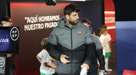 Gerard Piqué, en El Sadar Gerard Piqué