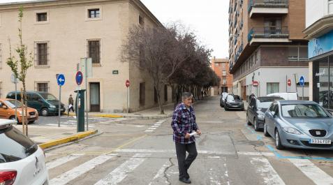 MISERICORDIA Imagen de la confluencia de las calles Misericordia, Alberto Pelairea y Trinquete.