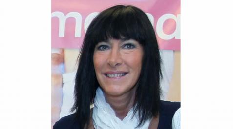 Pepa Pagola, en un acto de SARAY Pepa Pagola