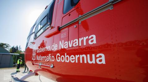 Helicóptero de los bomberos de Navarra Helicóptero de los bomberos de Navarra