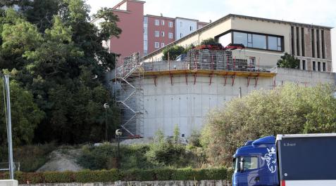 Ascensor Trinitarios Obras del ascensor de Trinitarios, financiadas con fondos europeos (2,3 millones)