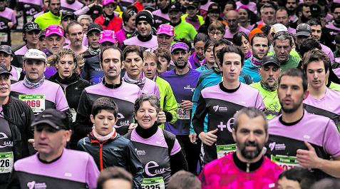 Carrera Salida de los más de 400 inscritos que corrieron la edición en 2019