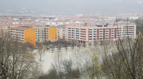 Inundaciones en el río Arga Inundaciones en el río Arga
