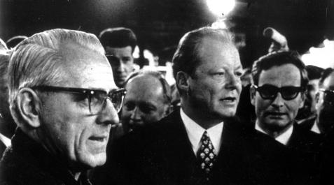El canciller alemán Willy Brandt, en 1972. El canciller alemán Willy Brandt, en 1972.
