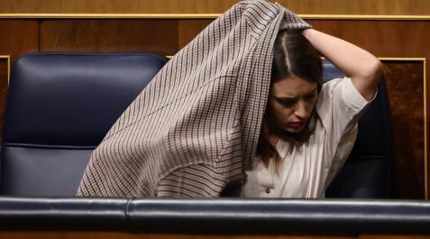 La ministra Irene Montero, durante un pleno reciente en el Congreso de los Diputados La ministra Irene Montero, durante un pleno reciente en el Congreso de los Diputados