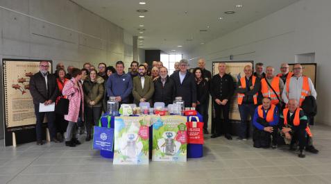 Representantes institucionales, municipales y personal voluntario en la presentación de la Semana Europea de la Prevención en Tafall Representantes institucionales, municipales y personal voluntario en la presentación de la Semana Europea de la Prevención en Tafall