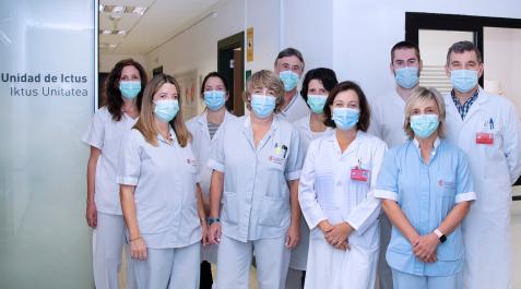 Equipo que integra la Unidad de Ictus del HUN Equipo que integra la Unidad de Ictus del HUN