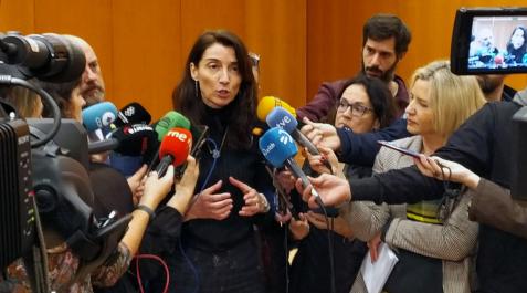 La ministra de Justicia, Pilar Llop en Pamplona La ministra de Justicia, Pilar Llop en Pamplona