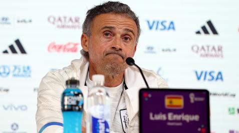 luis-enrique El seleccionador español, Luis Enrique Martínez, durante la rueda de prensa de este sábado