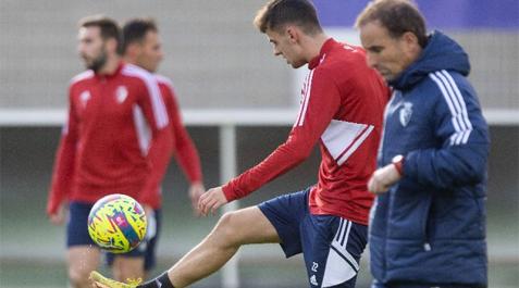 aimar oroz Aimar Oroz, en su regreso a los entrenamientos