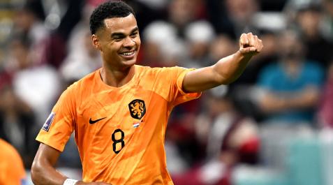 Cody Gakpo, goleador de los Países Bajos Cody Gakpo