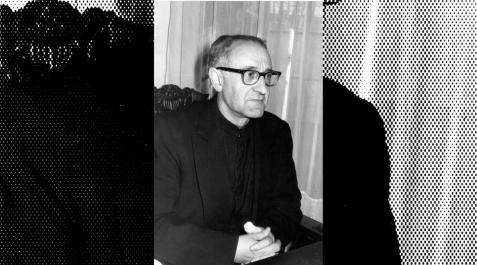 Arturo Beguiristáin. El sacerdote Arturo Beguiristáin, que atendía a los navarros que habían emigrado.