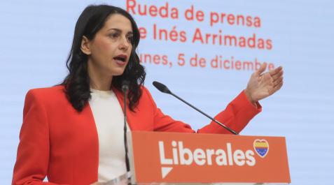 Inés Arrimadas Inés Arrimadas, en su comparecencia de este lunes