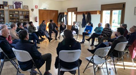 IrujoSanguesa Un momento del encuentro en Sangüesa