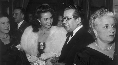 Jesús García Leoz, junto a Carmen Sevilla García Leoz