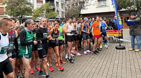 carrera-alsasua Momento de la salida de la carrera de Alsasua, donde finalmente no llovió
