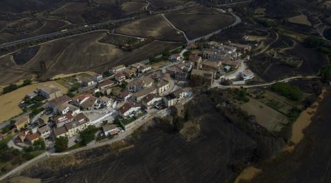 Aspecto que dejó el incendio de junio en Legarda Aspecto que dejó el incendio de junio en Legarda