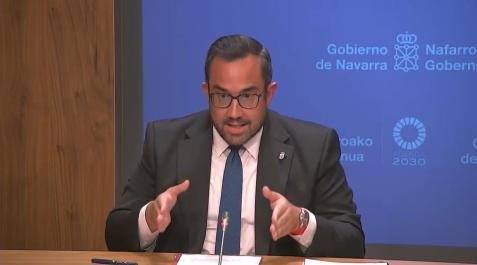 El consejero de Presidencia, Igualdad, Función Pública e Interior del Gobierno de Navarra El consejero de Presidencia, Igualdad, Función Pública e Interior del Gobierno de Navarra